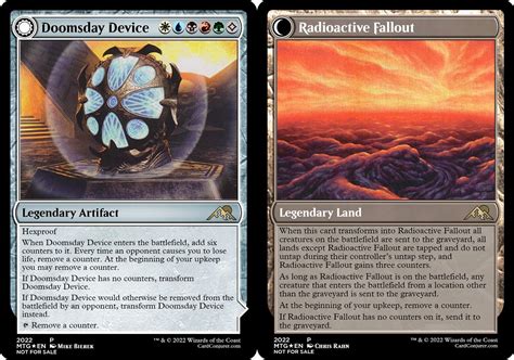 Doomsday Device // Radioactive Fallout : r/custommagic