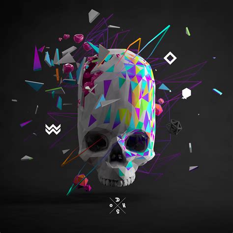 Low Poly Skull :: Behance