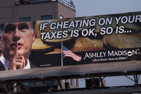 AshleyMadison.com's Romney Billboard: 'If Cheating On Your Taxes Is Ok ...