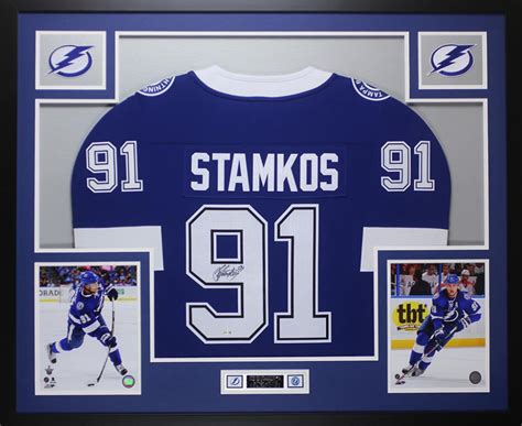 Steven Stamkos Signed Custom Framed Jersey Display (Fanatics ...