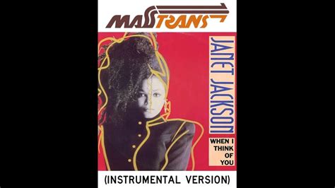 JANET JACKSON - WHEN I THINK OF YOU (INSTRUMENTAL VERSION) - YouTube