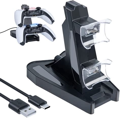 PS5 Controller Charging Station for PS5 DualSense Controller PS5 Controller Charger - Asfsky