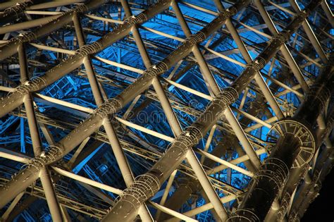 Night View of the Steel Tower Stock Image - Image of frame, night: 83861373