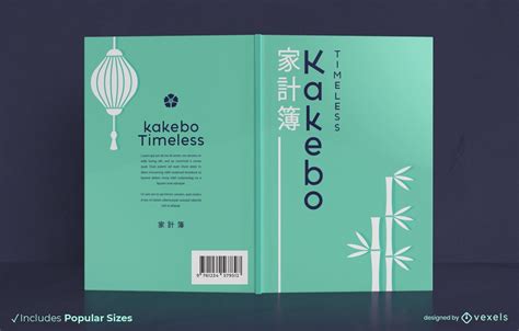 Kakebo Book Cover Design Vector Download