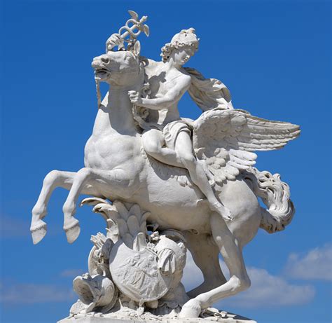 Pegasus - Immortal Divine Winged Horse - One of the Two Children of ...