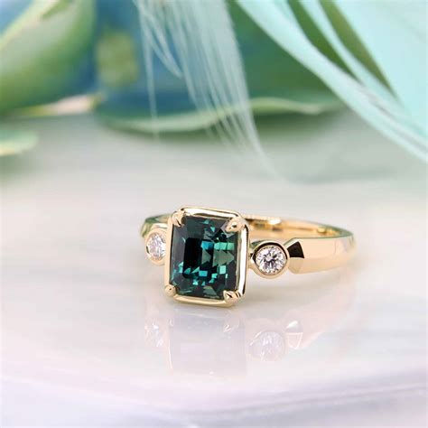 Teal Sapphire Ring - Uniqueness In Popular Blue Green Gems