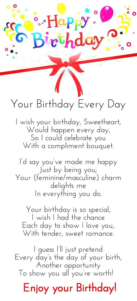 52 Best Happy Birthday Poems - BirthdayWishings.com