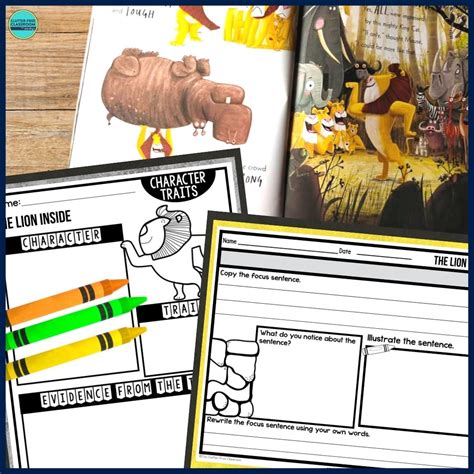 The Lion Inside Activities and Lesson Plans for 2025 - Teaching with ...