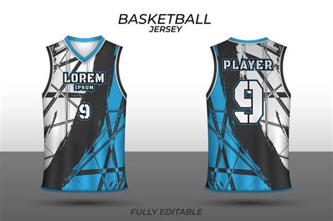 Premium Vector | Basketball jersey design template uniform front and ...