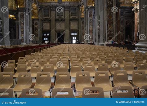 Inside St. Peter`s Basilica in the City of Rome, Italy Editorial Photo ...