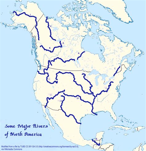 north america river Diagram | Quizlet