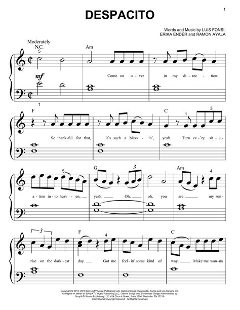 Despacito | Sheet Music Direct