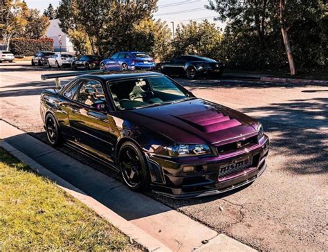 Midnight purple R34 : r/carporn