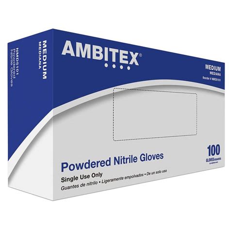 Nitrile Gloves - Powdered