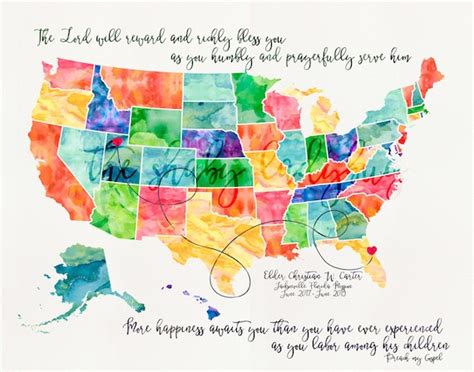 LDS Missionary Map