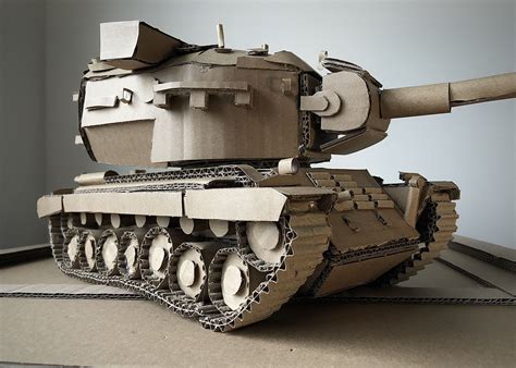 Diy rc battle tank using cardboard how to make cardboard tank do it ...