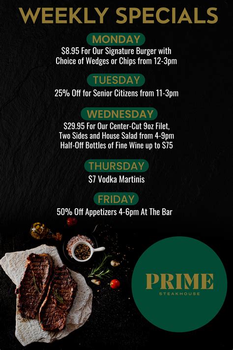 Prime Steakhouse | Crown Point, IN | Steak, Seafood, and Pasta