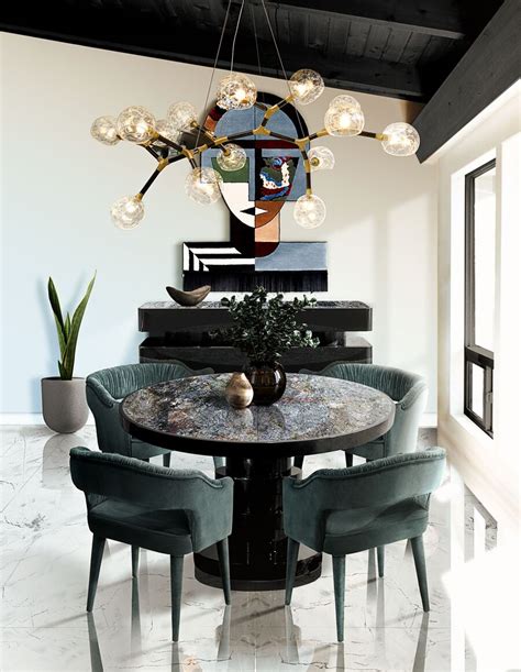 Velvet Dining Chairs and Round Dining Tables: The Perfect Match