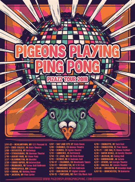 Pigeons Playing Ping Pong Announces Bonnaroo Play + Spring 2018 Tour Dates | Grateful Web