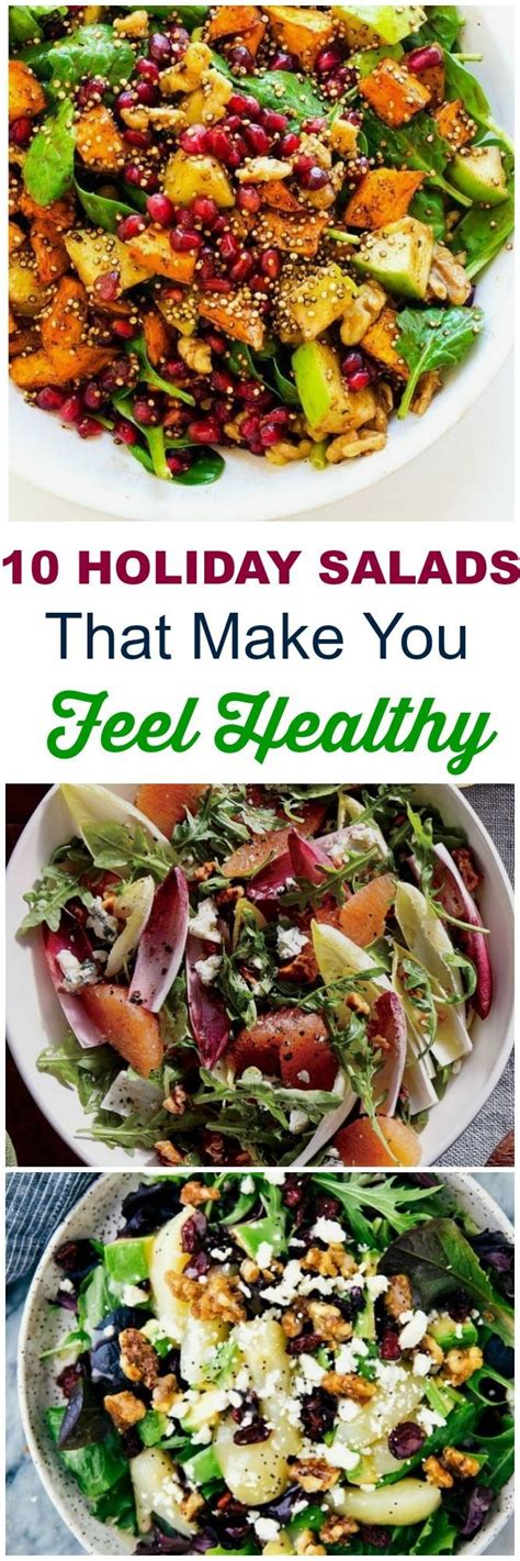 10 Gorgeous and Healthy Holiday Salads ~ 5 Star Recipes! | Salad recipes for dinner, Healthy ...