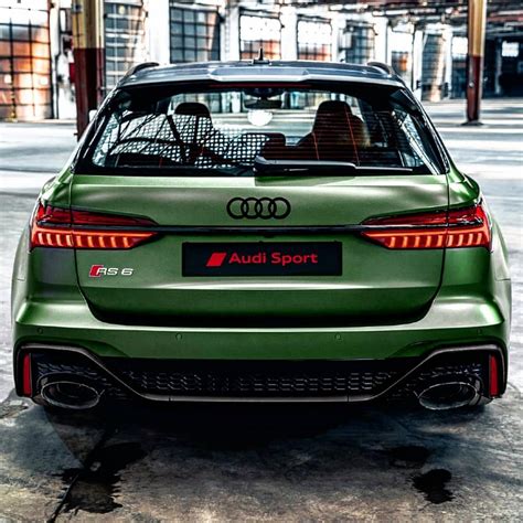 Military green on the brand new Audi RS6 C8 Avant 🤔 (Werbung/Anzeige) 🔸 ...