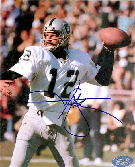 Ken Stabler autographed 8x10 Photo (Oakland Raiders)