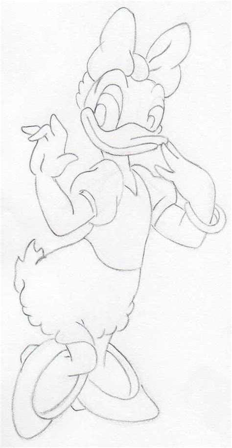 simple daisy duck drawing - Loris Maas