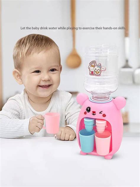 1PC Cute Mini Water Dispenser For Children Kids Gift Cold/Warm Water Juice Milk Drinking ...