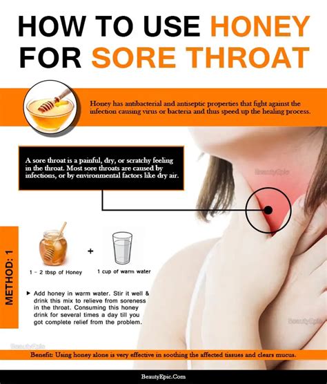 How To Use Honey For Sore Throat?