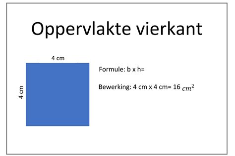 Oppervlakte van vlakke figuren: Formules - Downloadbaar lesmateriaal ...