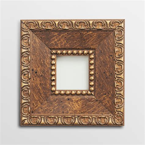 Vintage rectangle gold picture frame | Premium PSD Mockup - rawpixel