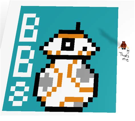 Roblox: Pixel Art Creator - Star Wars BB-8 by Lovegidget on DeviantArt