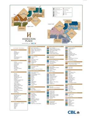 Hamilton Place Mall Map - Fill and Sign Printable Template Online