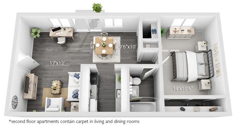 Mayfield Heights, OH Apartments | Pepperwood Townhomes & Gardens | Floorplans