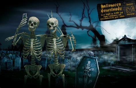 Halloween Wallpapers: Halloween Dancing Skeleton Wallpapers