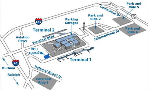 Airport Parking Map - raleigh-durham-airport-parking-map.jpg