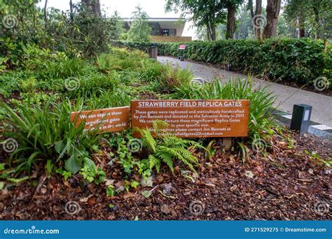 Replica Sign at the Strawberry Fields in Liverpool As Featured in the ...