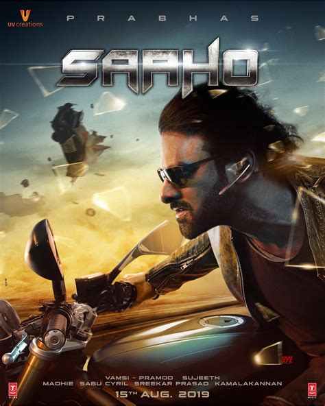 Saaho Movie New Stylish HD Poster - Social News XYZ