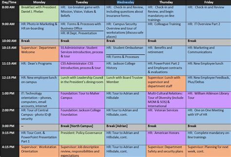 Onboarding Schedule Template Five Benefits Of Onboarding Schedule Template That May Chang… in ...