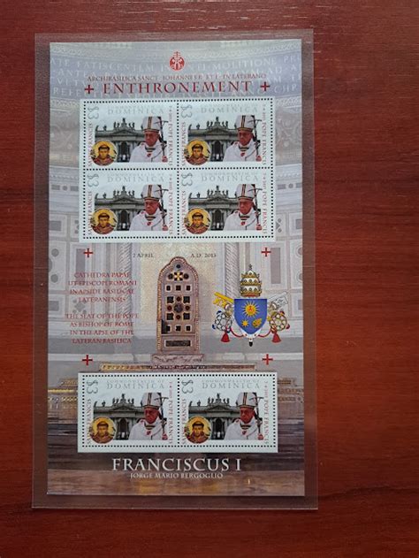 Uganda sheet Enthronement Pope Franciscus I - Stamp Planet