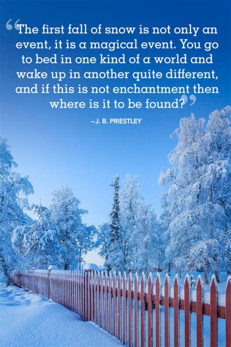 18 Absolutely Beautiful Winter Quotes About Snow