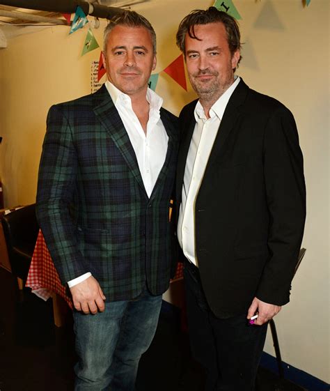 "Friends" Reunion! Matt LeBlanc and Matthew Perry Catch Up in London | toofab.com