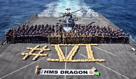 HMS Dragon Makes Sixth Drug Bust In Three Months