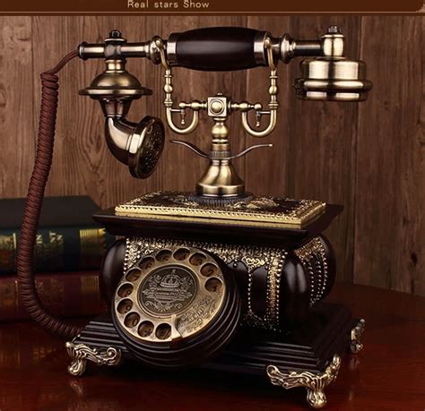 Vintage rotating dial phone Retro ringing tones style telephone-in Telephones from Computer ...