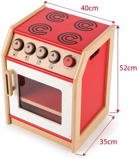 Tidlo Wooden Cooker Unit - Pretend Play: Amazon.co.uk: Toys & Games | Play kitchen sets, Wooden ...