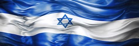 Premium Photo | Closeup of the waving Israeli flag