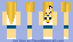 Girl in chicken shirt Minecraft Skin