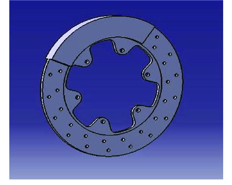 Exiting design of the brake disc. | Download Scientific Diagram