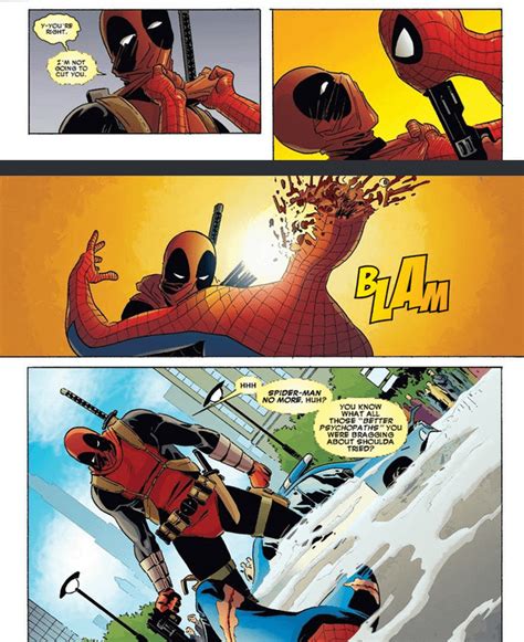 Deadpool Kills Spiderman Comic