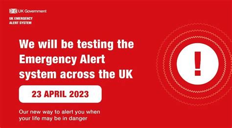 New national emergency alert system Testing 3pm 23 April 2023 ...